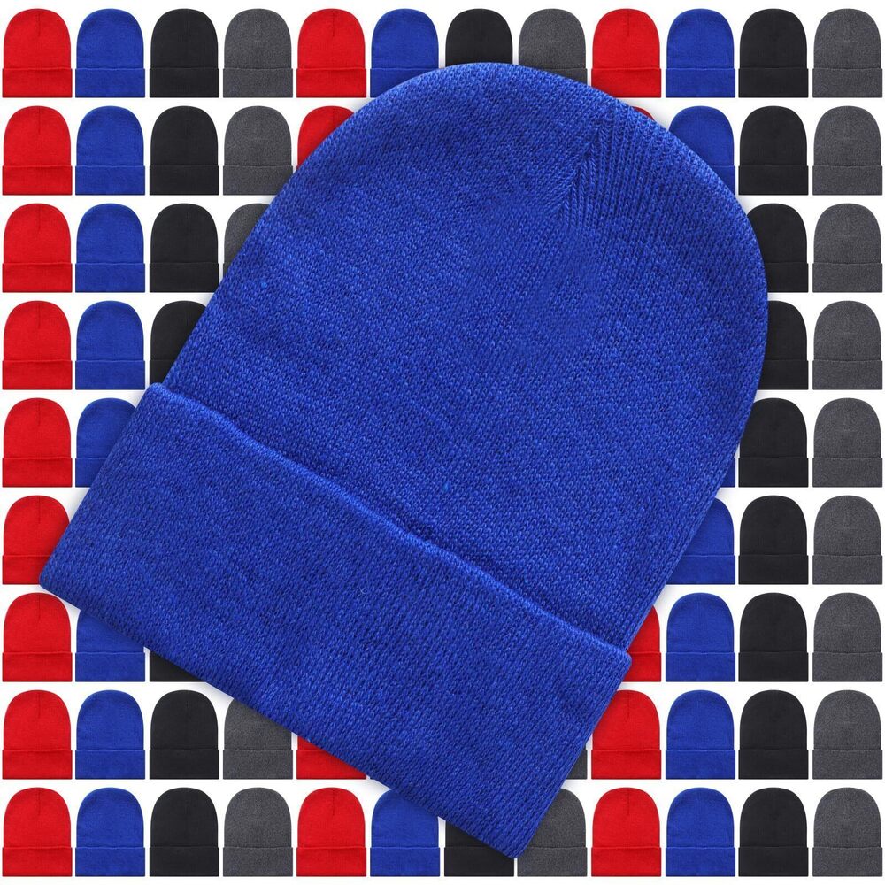 9925 Bulk Winter Beanies for Homeless Donation Unisex Warm Knitted Beanie